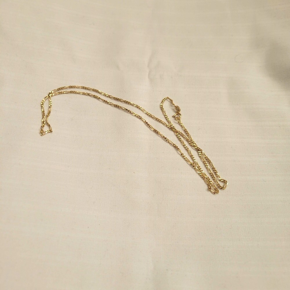 14K Gold Figaro Chain~20 in.